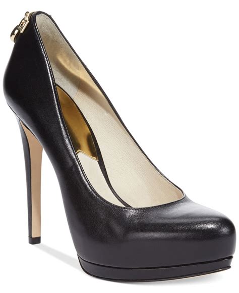 michael kors heels for women|michael kors black high heels.